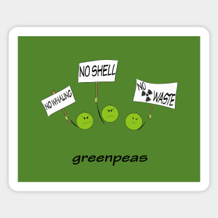 Greenpeas Sticker